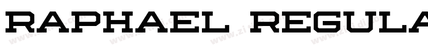 Raphael Regular字体转换